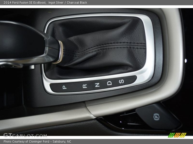 Ingot Silver / Charcoal Black 2014 Ford Fusion SE EcoBoost