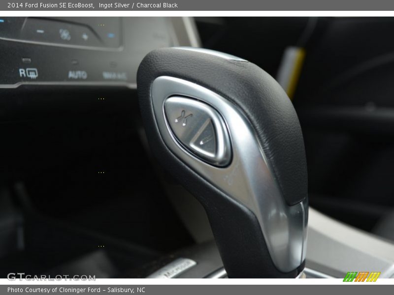Ingot Silver / Charcoal Black 2014 Ford Fusion SE EcoBoost