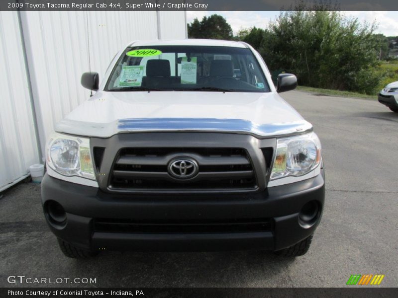 Super White / Graphite Gray 2009 Toyota Tacoma Regular Cab 4x4