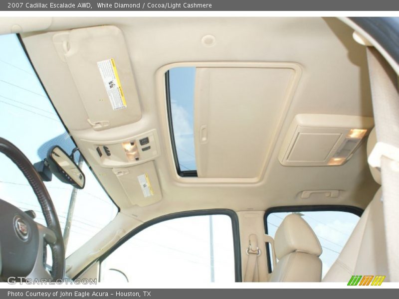White Diamond / Cocoa/Light Cashmere 2007 Cadillac Escalade AWD