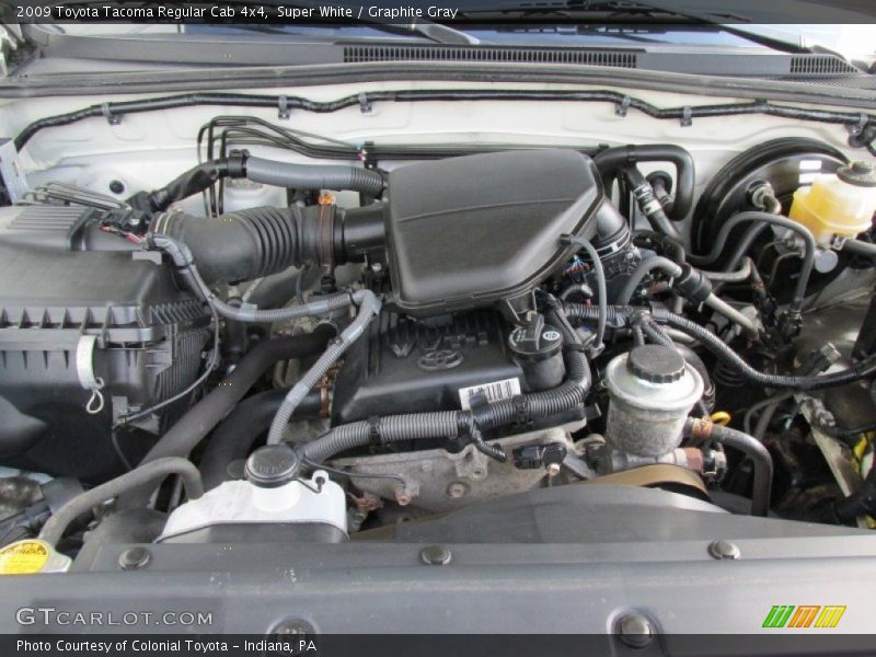 Super White / Graphite Gray 2009 Toyota Tacoma Regular Cab 4x4