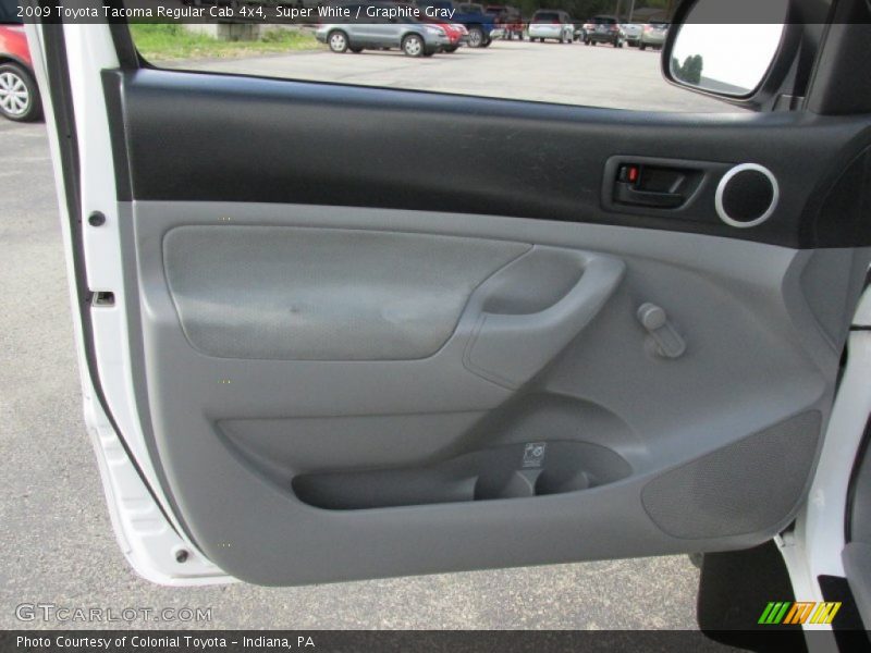 Super White / Graphite Gray 2009 Toyota Tacoma Regular Cab 4x4