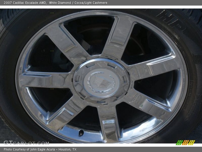 White Diamond / Cocoa/Light Cashmere 2007 Cadillac Escalade AWD