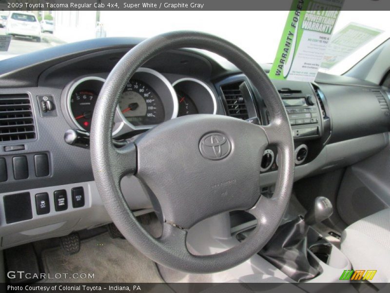 Super White / Graphite Gray 2009 Toyota Tacoma Regular Cab 4x4