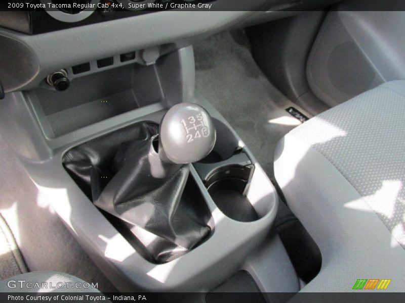 Super White / Graphite Gray 2009 Toyota Tacoma Regular Cab 4x4