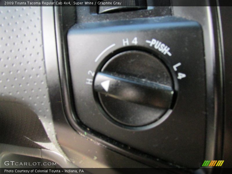 Super White / Graphite Gray 2009 Toyota Tacoma Regular Cab 4x4