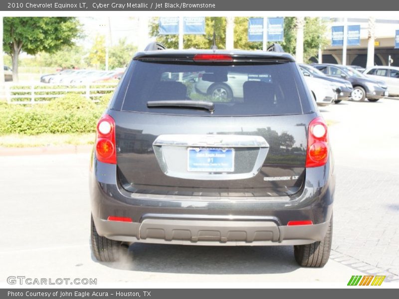 Cyber Gray Metallic / Jet Black/Brownstone 2010 Chevrolet Equinox LT
