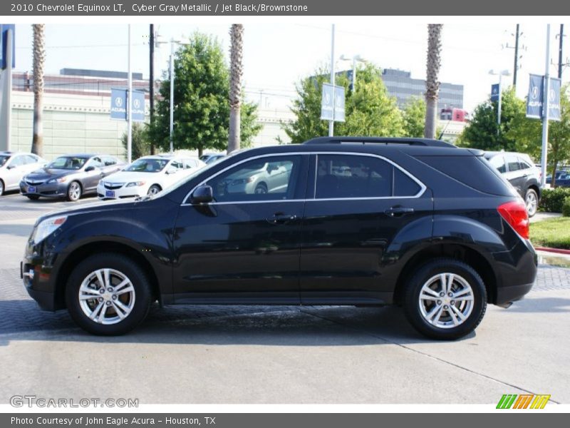 Cyber Gray Metallic / Jet Black/Brownstone 2010 Chevrolet Equinox LT