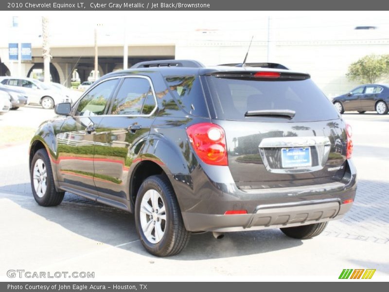 Cyber Gray Metallic / Jet Black/Brownstone 2010 Chevrolet Equinox LT