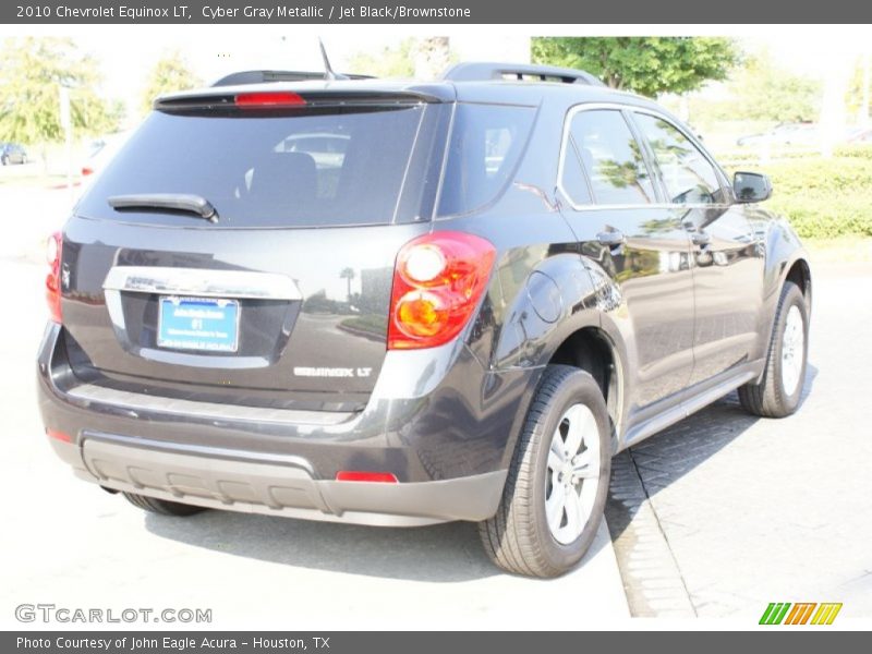 Cyber Gray Metallic / Jet Black/Brownstone 2010 Chevrolet Equinox LT