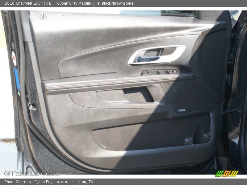 Cyber Gray Metallic / Jet Black/Brownstone 2010 Chevrolet Equinox LT