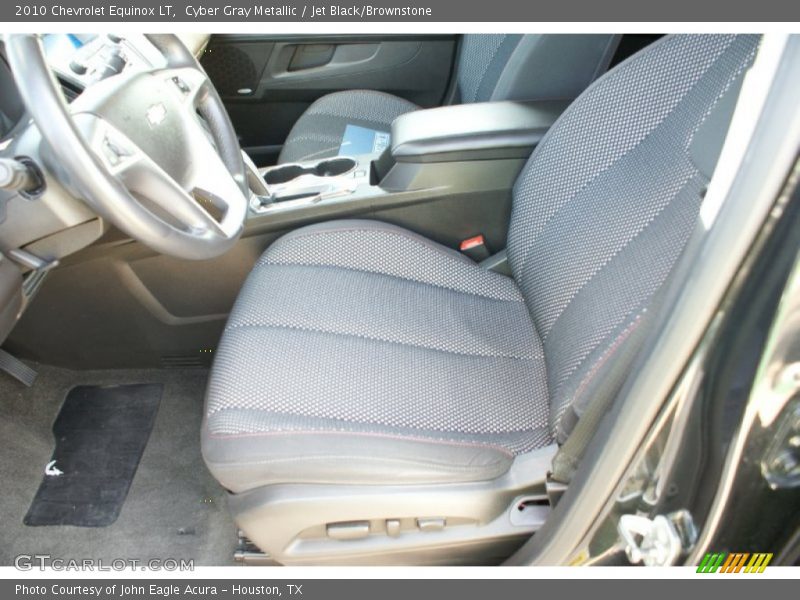 Cyber Gray Metallic / Jet Black/Brownstone 2010 Chevrolet Equinox LT