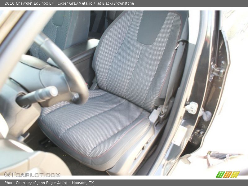 Cyber Gray Metallic / Jet Black/Brownstone 2010 Chevrolet Equinox LT