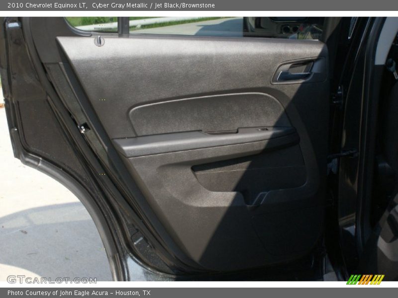 Cyber Gray Metallic / Jet Black/Brownstone 2010 Chevrolet Equinox LT