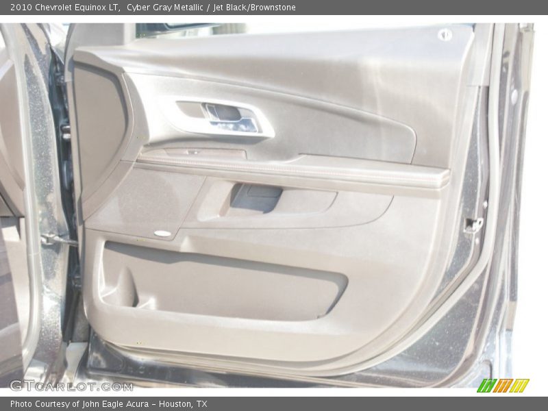 Cyber Gray Metallic / Jet Black/Brownstone 2010 Chevrolet Equinox LT