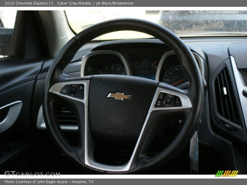 Cyber Gray Metallic / Jet Black/Brownstone 2010 Chevrolet Equinox LT