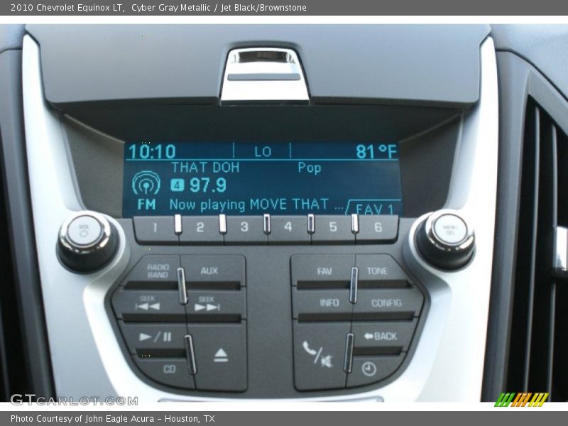 Cyber Gray Metallic / Jet Black/Brownstone 2010 Chevrolet Equinox LT