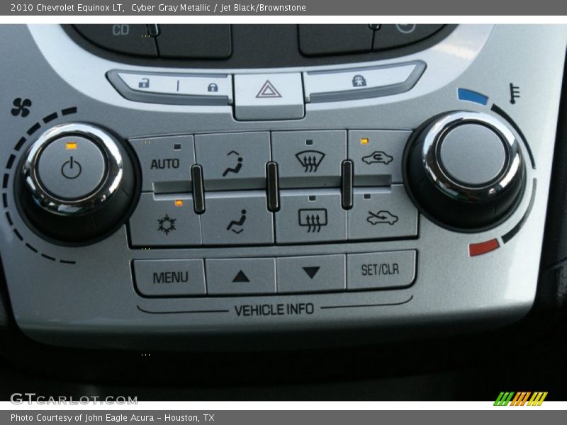 Cyber Gray Metallic / Jet Black/Brownstone 2010 Chevrolet Equinox LT