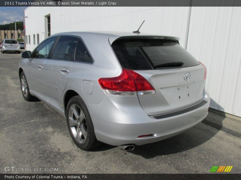 Classic Silver Metallic / Light Gray 2011 Toyota Venza V6 AWD