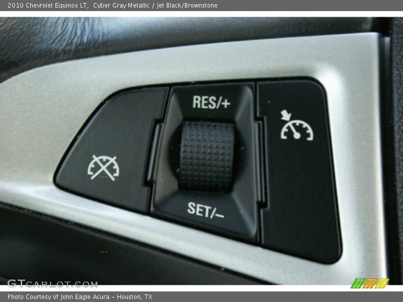 Cyber Gray Metallic / Jet Black/Brownstone 2010 Chevrolet Equinox LT