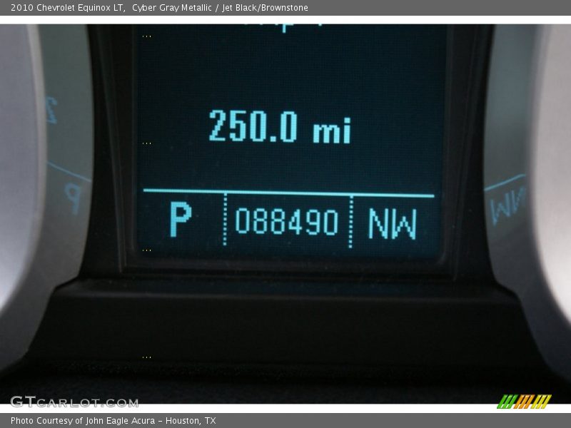 Cyber Gray Metallic / Jet Black/Brownstone 2010 Chevrolet Equinox LT