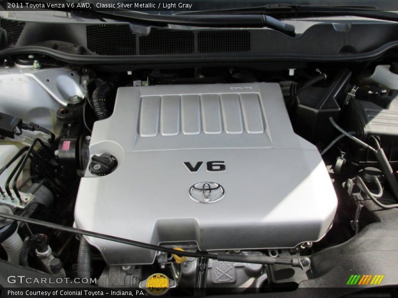 Classic Silver Metallic / Light Gray 2011 Toyota Venza V6 AWD