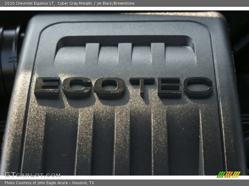 Cyber Gray Metallic / Jet Black/Brownstone 2010 Chevrolet Equinox LT