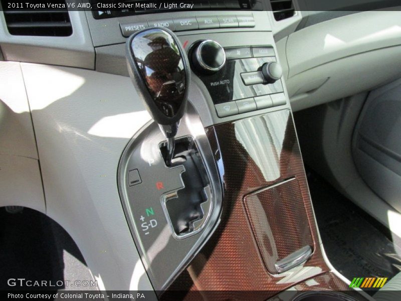 Classic Silver Metallic / Light Gray 2011 Toyota Venza V6 AWD
