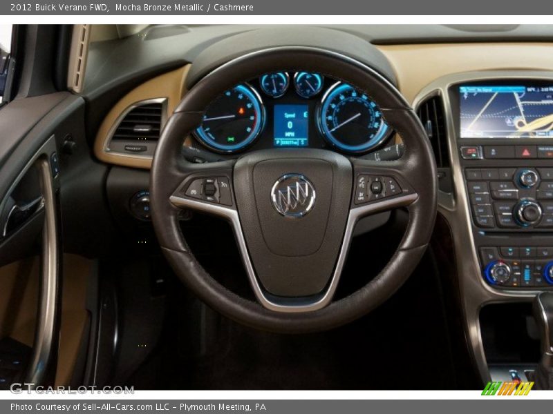 Mocha Bronze Metallic / Cashmere 2012 Buick Verano FWD