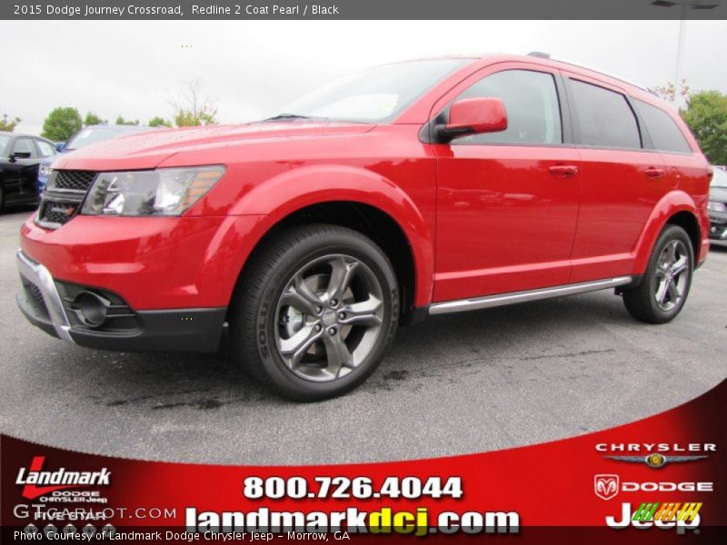 Redline 2 Coat Pearl / Black 2015 Dodge Journey Crossroad