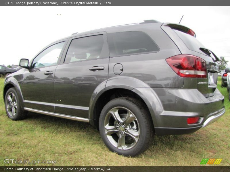 Granite Crystal Metallic / Black 2015 Dodge Journey Crossroad