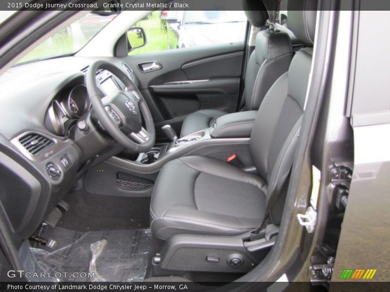 Granite Crystal Metallic / Black 2015 Dodge Journey Crossroad