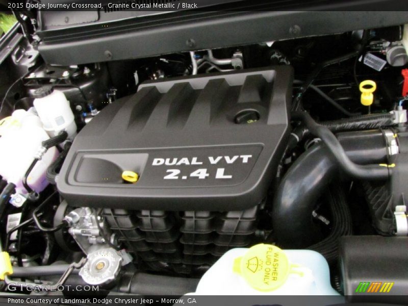 Granite Crystal Metallic / Black 2015 Dodge Journey Crossroad