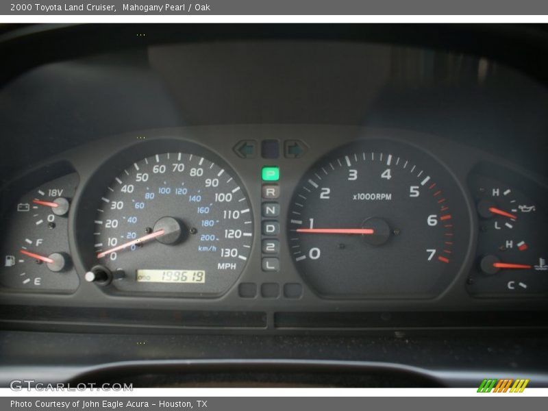 Mahogany Pearl / Oak 2000 Toyota Land Cruiser