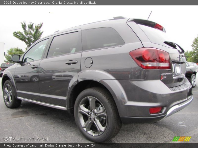 Granite Crystal Metallic / Black 2015 Dodge Journey Crossroad