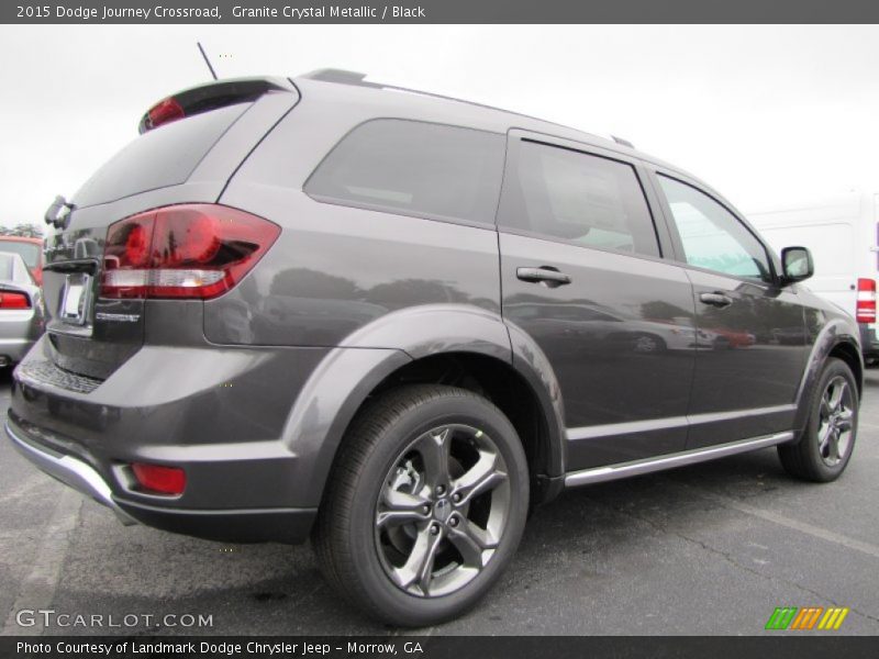 Granite Crystal Metallic / Black 2015 Dodge Journey Crossroad