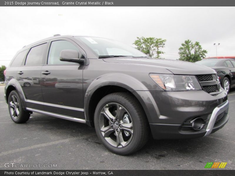 Granite Crystal Metallic / Black 2015 Dodge Journey Crossroad