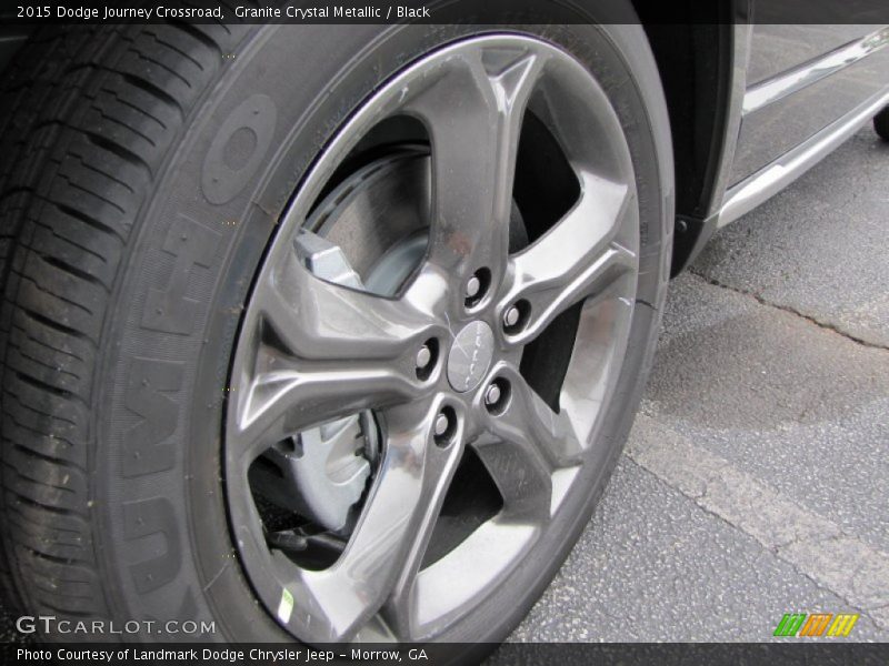 Granite Crystal Metallic / Black 2015 Dodge Journey Crossroad