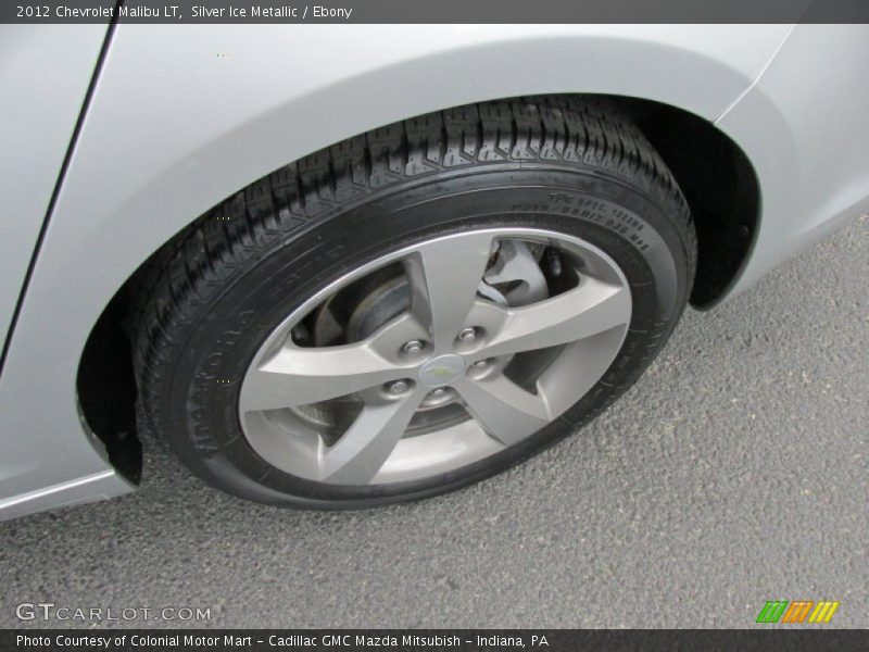 Silver Ice Metallic / Ebony 2012 Chevrolet Malibu LT