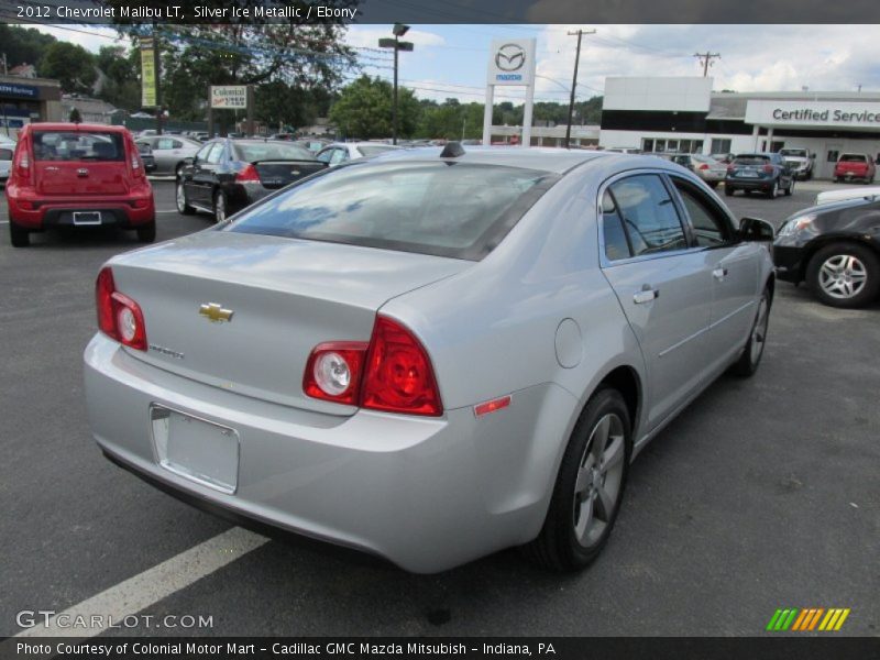 Silver Ice Metallic / Ebony 2012 Chevrolet Malibu LT