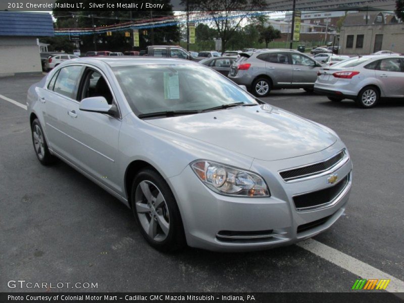 Silver Ice Metallic / Ebony 2012 Chevrolet Malibu LT
