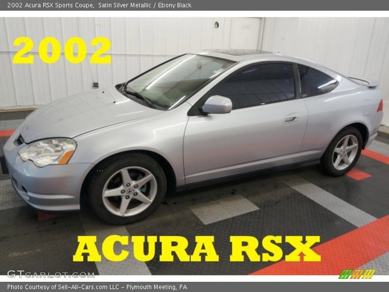 Satin Silver Metallic / Ebony Black 2002 Acura RSX Sports Coupe
