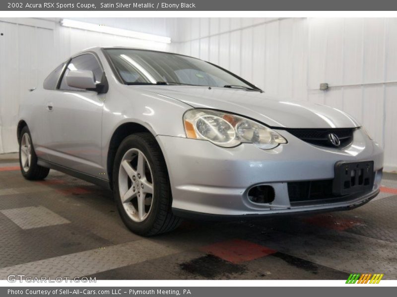 Satin Silver Metallic / Ebony Black 2002 Acura RSX Sports Coupe