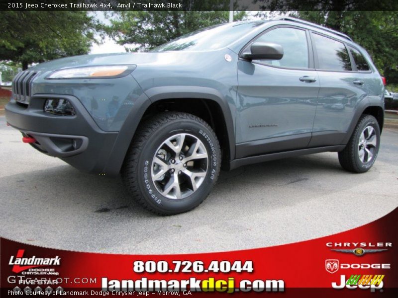 Anvil / Trailhawk Black 2015 Jeep Cherokee Trailhawk 4x4