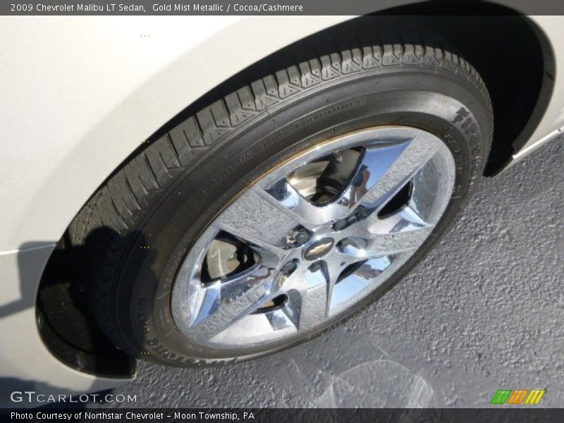 Gold Mist Metallic / Cocoa/Cashmere 2009 Chevrolet Malibu LT Sedan