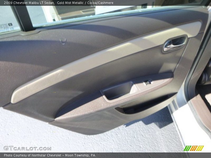 Gold Mist Metallic / Cocoa/Cashmere 2009 Chevrolet Malibu LT Sedan