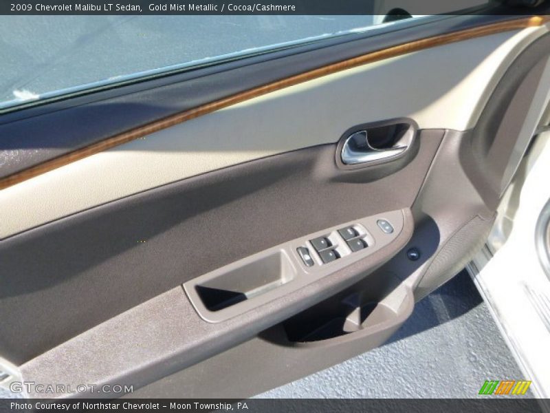 Gold Mist Metallic / Cocoa/Cashmere 2009 Chevrolet Malibu LT Sedan
