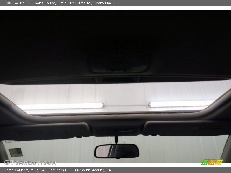 Satin Silver Metallic / Ebony Black 2002 Acura RSX Sports Coupe