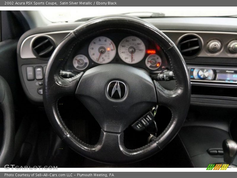 Satin Silver Metallic / Ebony Black 2002 Acura RSX Sports Coupe