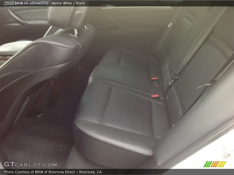 Alpine White / Black 2012 BMW X5 xDrive35d
